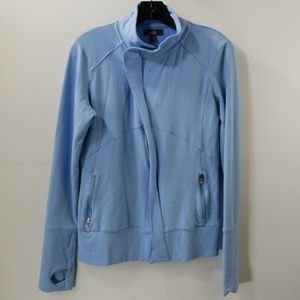 Alo Sky Blue Zip Up Jacket Size M